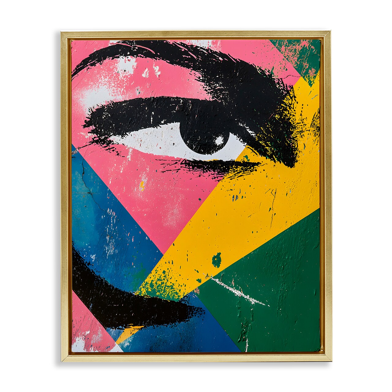 Stupell Industries Dynamic Fractal Eyes Floating Frame By Walker Noble